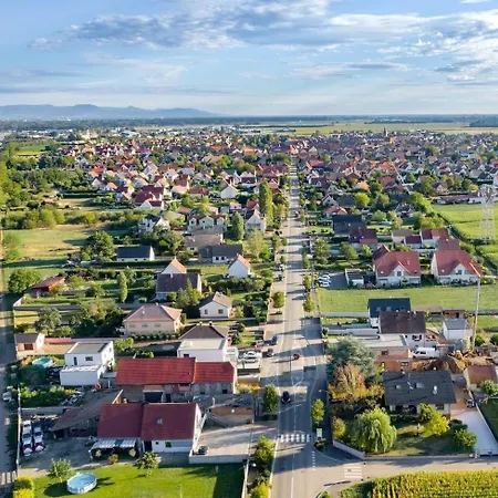 La Grange - Ground Floor Apartment, Terrace, Free Private Parking, Near Colmar Lägenhet Sainte-Croix-en-Plaine